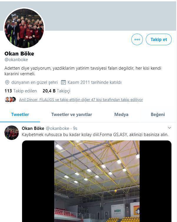Galatasaraylı yönetici Okan Bökeden kadın voleybol takımına ağır sözler