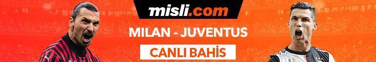 Milan - Juventus maçı iddaa oranları Heyecan misli.comda