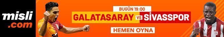 Galatasaray - Sivasspor maçı iddaa oranları Heyecan misli.comda