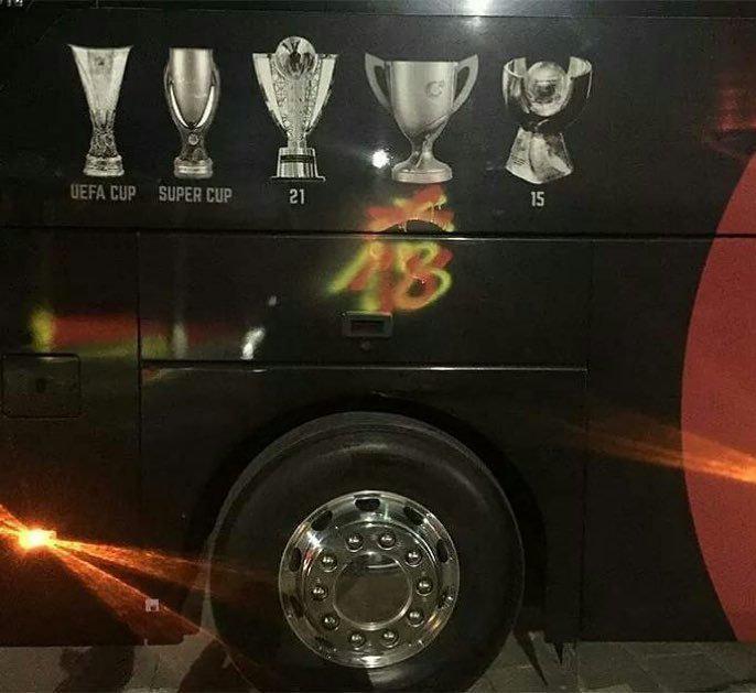 Galatasaray takım otobüsüne geçici çözüm