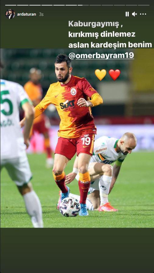 Galatasarayda Ömer Bayram Alanyaspor maçında kırık kaburga ile oynamış