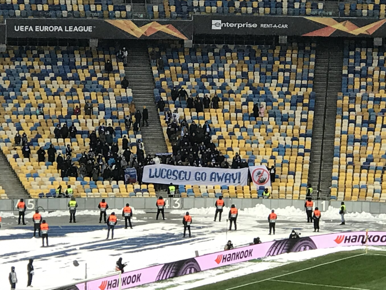 Dinamo Kiev taraftarının Lucescu tepkisi sürüyor