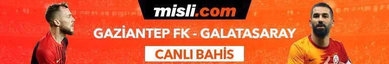 Gaziantep FK - Galatasaray maçı iddaa oranları Heyecan misli.comda