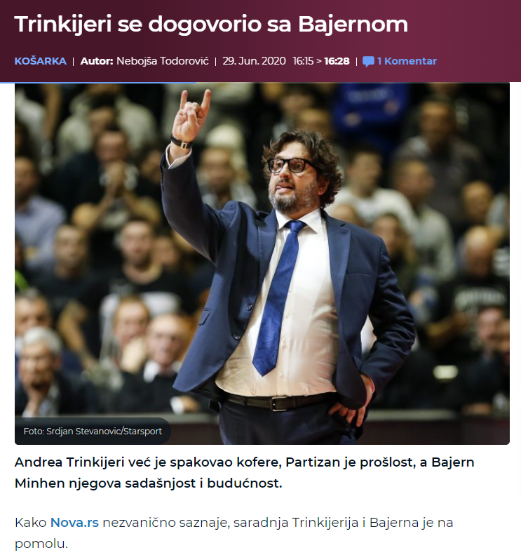 SON DAKİKA | Fenerbahçenin gündemindeki Trinchieri, Bayern Münih ile anlaştı