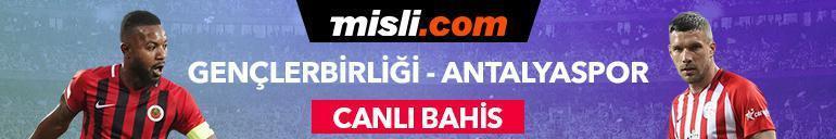 Gençlerbirliği - Antalyaspor maçı iddaa oranları Heyecan misli.comda