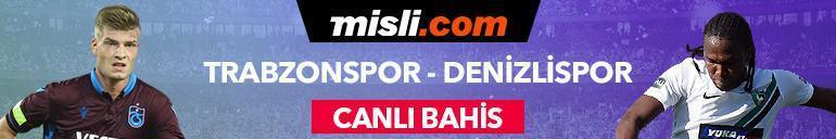 Trabzonspor - Denizlispor maçı iddaa oranları Heyecan misli.comda