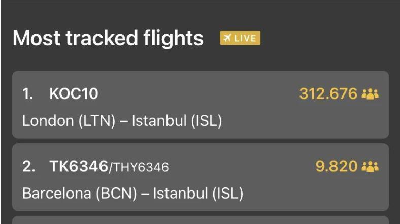 300 binden fazla kişi Mesut Özilin İstanbula gelen uçağını takip etti
