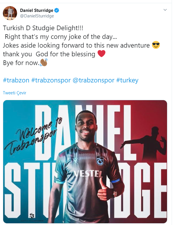 Sturridgeden Trabzonspor taraftarına ilk mesaj