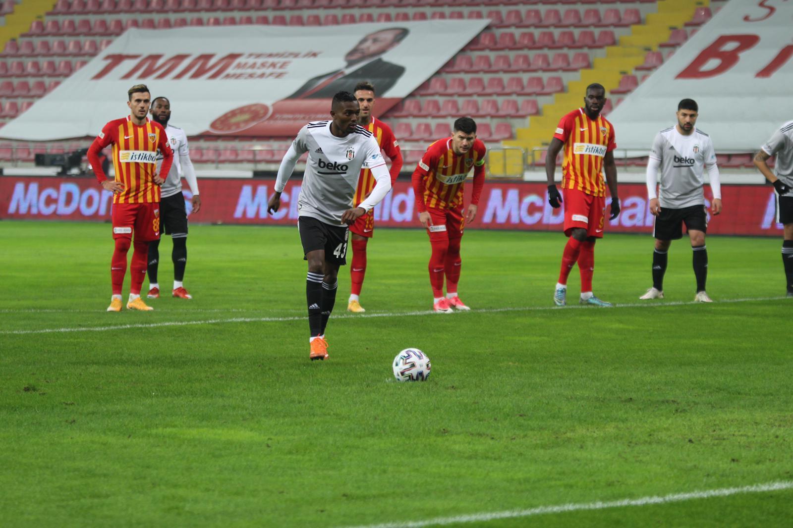 Kayserispor - Beşiktaş maç sonucu: 0-2 (Kayseri - Bjk özet)