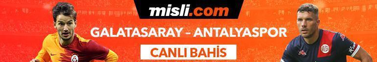 Galatasaray - Antalyaspor maçı iddaa oranları Heyecan misli.comda