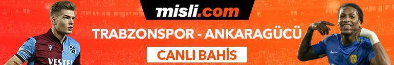 Trabzonspor - Ankaragücü maçı iddaa oranları Heyecan misli.comda