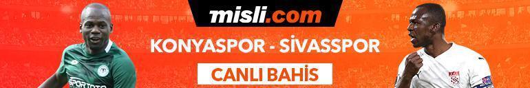Konyaspor - Sivasspor maçı iddaa oranları Heyecan misli.comda