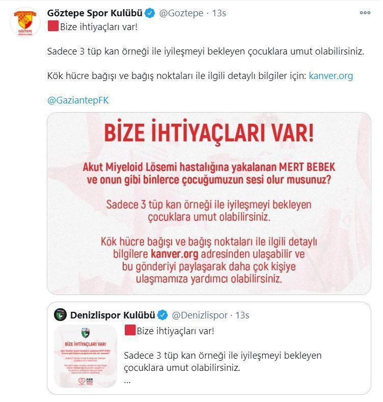 Denizlispor başlattı, Süper Lig kulüpleri sessiz kalmadı