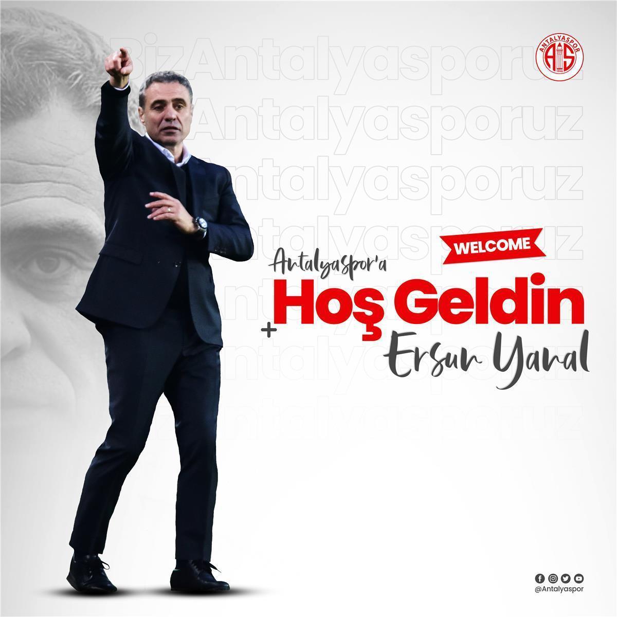 SON DAKİKA | Ersun Yanal resmen Antalyasporda