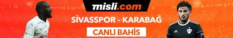 Sivasspor - Karabağ maçı iddaa oranları Heyecan misli.comda