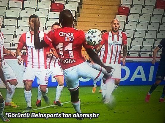 Antalyaspor - Fenerbahçe maçında kritik penaltı pozisyonu