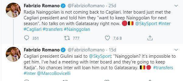 Son dakika | Inter Galatasarayın istediği Nainggolan için kararını verdi