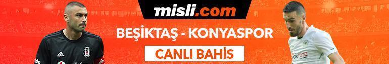 Beşiktaş-Konyaspor canlı bahis heyecanı Misli.comda