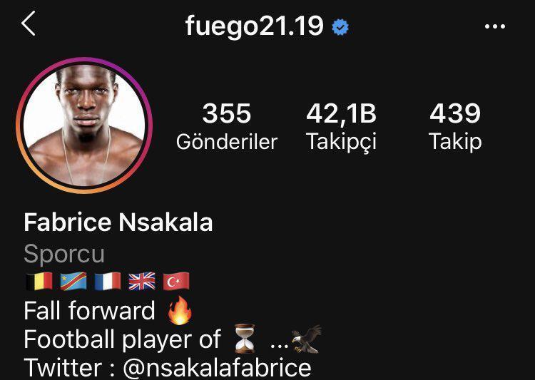 Fabrice NSakala Beşiktaşa transferini duyurdu