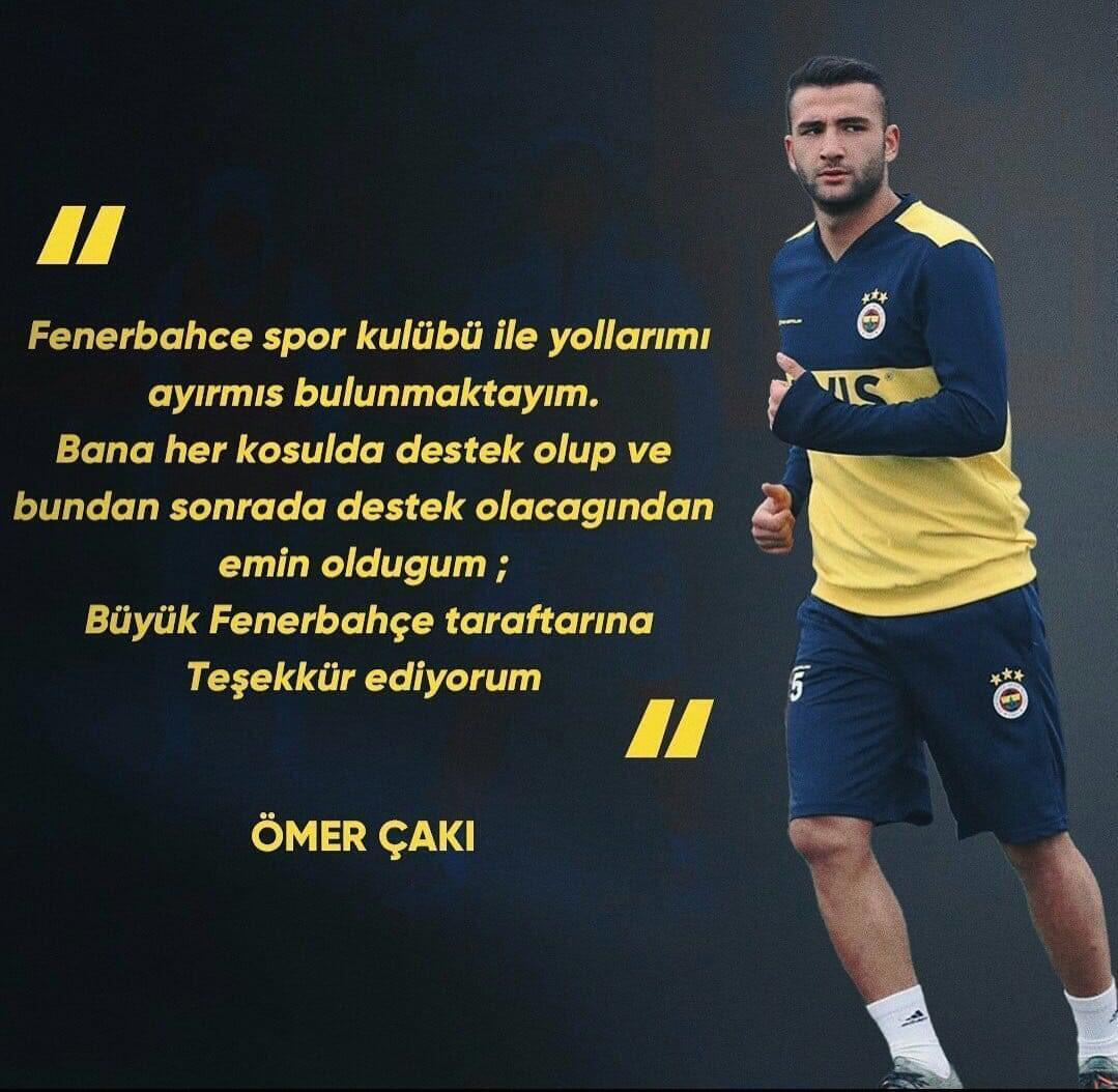 Fenerbahçede ayrılık Ömer Çakı ayrılığını açıkladı