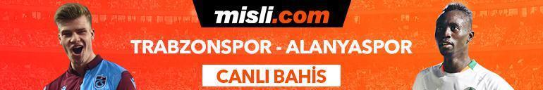 Trabzonspor - Alanyaspor maçı iddaa oranları Heyecan misli.comda