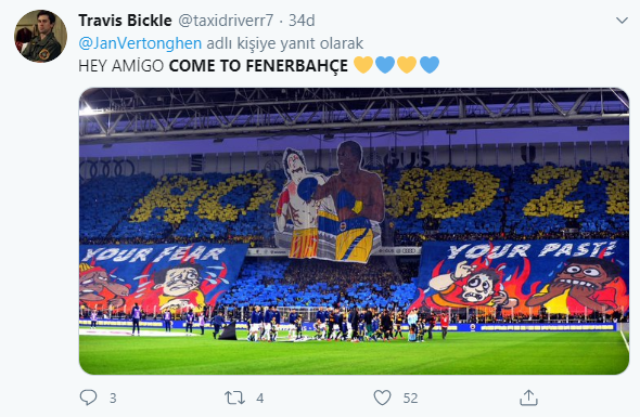 Jan Vertonghen Tottenhamdan ayrıldı Fenerbahçeli taraftarlar mesaj yağdırdı