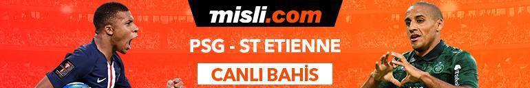 PSG - ST. Etienne maçı iddaa oranları Heyecan misli.comda