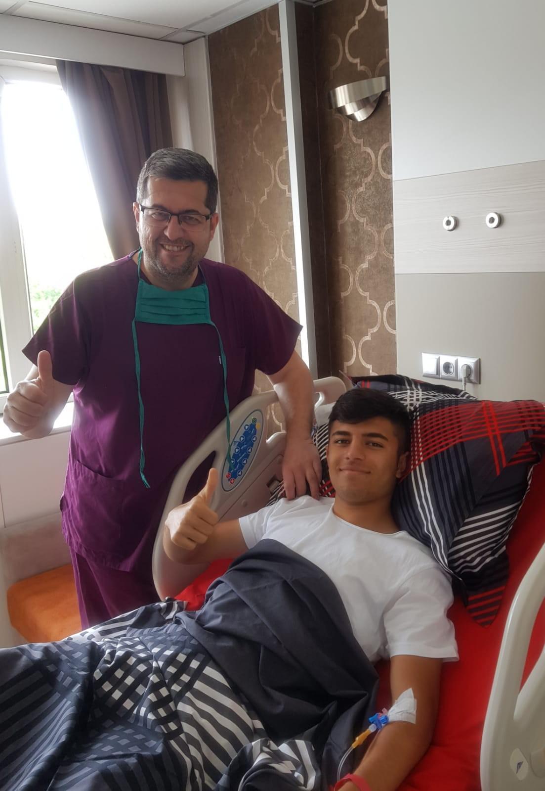 Eskişehirsporda Selman Çiftkanatlının ameliyatı başarılı geçti