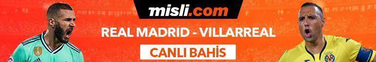 Real Madrid - Villarreal maçı iddaa oranları Heyecan misli.comda