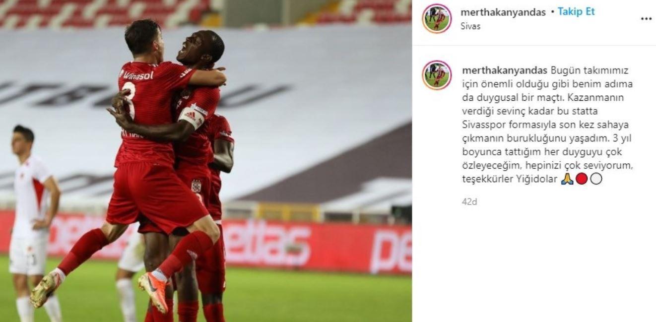 Mert Hakan Yandaş Sivasspora veda etti
