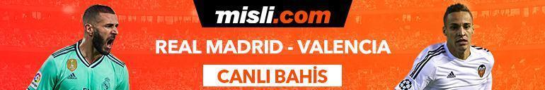 Real Madrid - Valencia maçı iddaa oranları Heyecan misli.comda