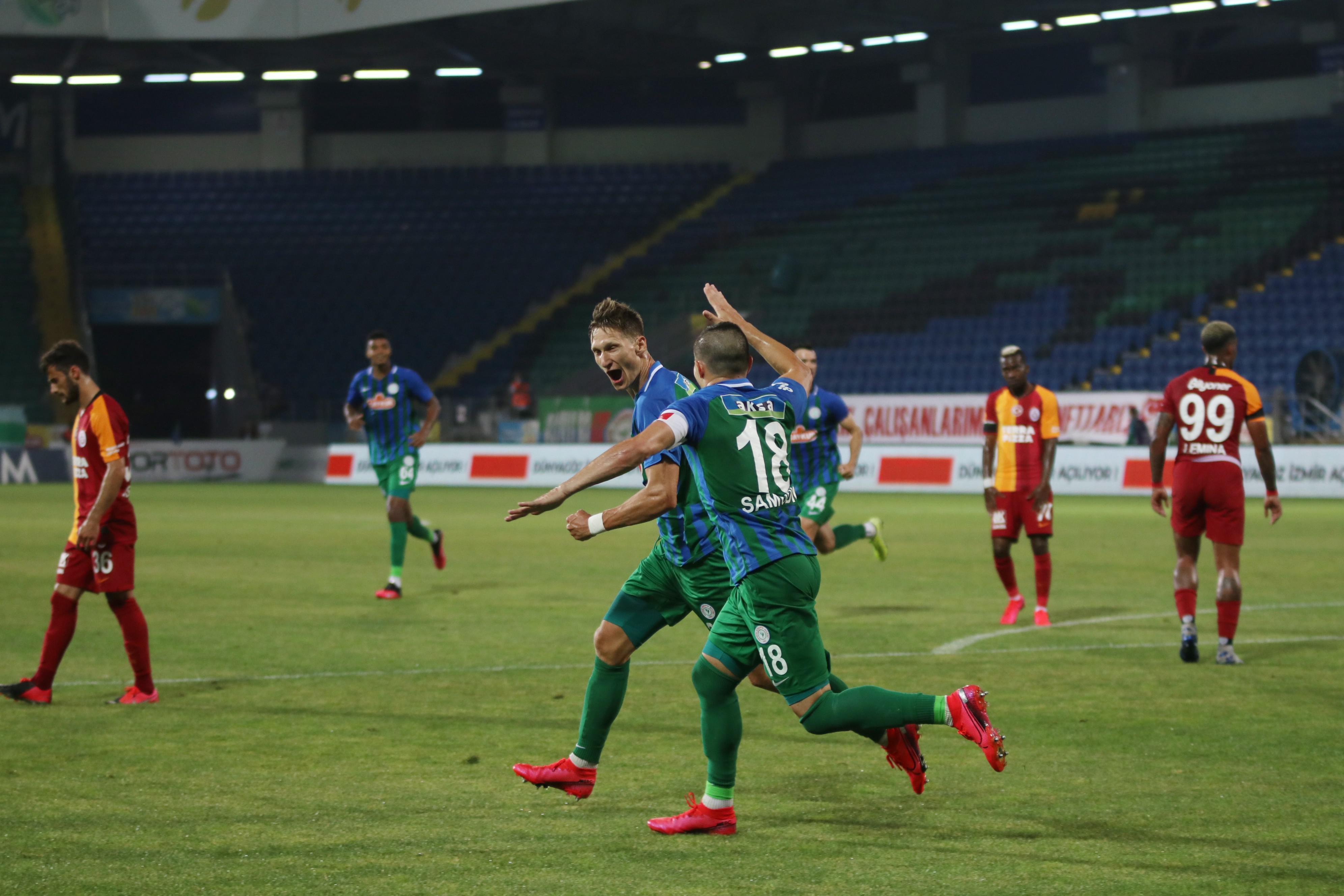 (ÖZET) Çaykur Rizespor – Galatasaray maç sonucu: 2-0 (GS – Rize özet izle)