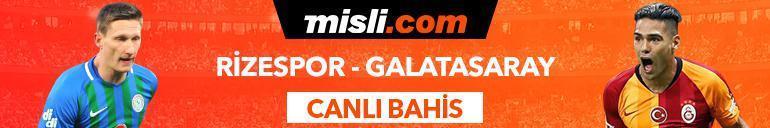 Çaykur Rizespor-Galatasaray canlı bahis heyecanı Misli.comda