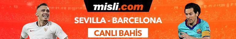 Sevilla - Barcelona maçı canlı iddaa oranları Heyecan misli.comda