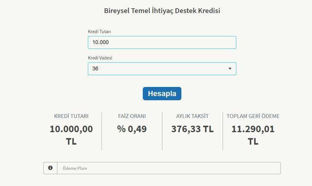 10 bin TL Vakıfbank,Ziraat Bankası ve Halkbank kredi sorgulama ekranı Temel ihtiyaç desteği kredisi başvuru sonuçları ne zaman açıklanacak