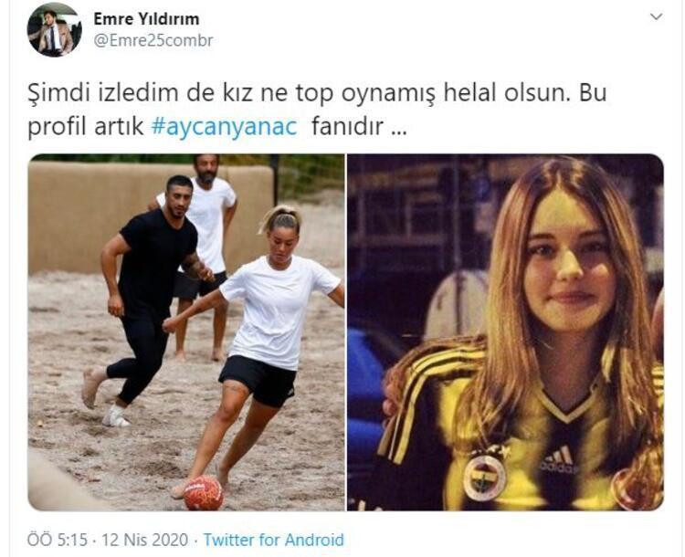 Aycan Yanaçın Survivordaki futbol performansı sosyal medyada gündem oldu
