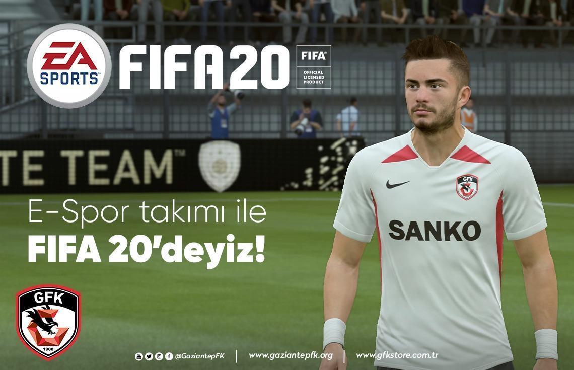 Gaziantep FK açıkladı FIFA 20 liginde yer alacak