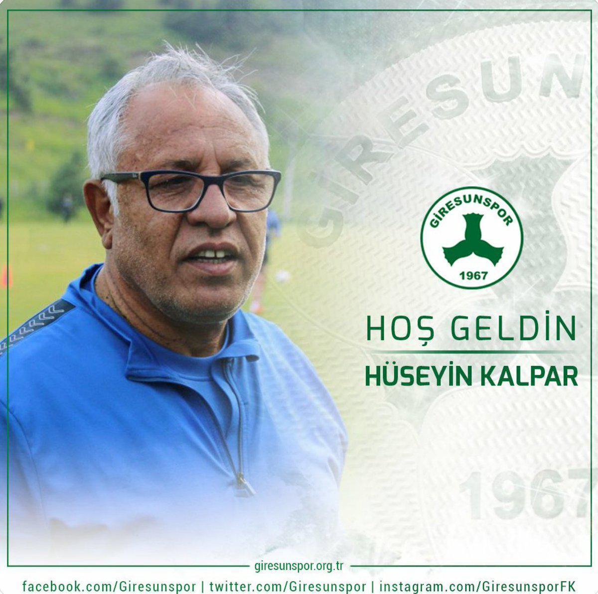Giresunsporun yeni hocası Hüseyin Kalpar