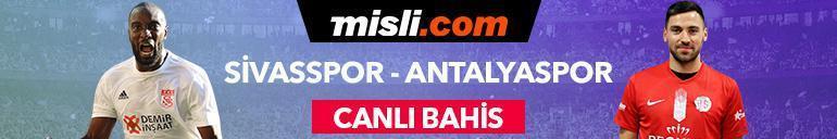 Sivasspor - Antalyaspor maçı iddaa oranları Heyecan misli.comda