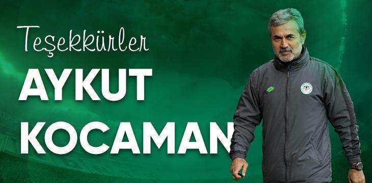 Son dakika Konyaspor Aykut Kocamanla yollarını ayırdı