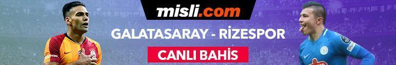 Galatasaray-Ç. Rizespor canlı bahis heyecanı Misli.comda