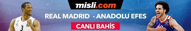 Real Madrid-Anadolu Efes canlı bahis heyecanı Misli.comda