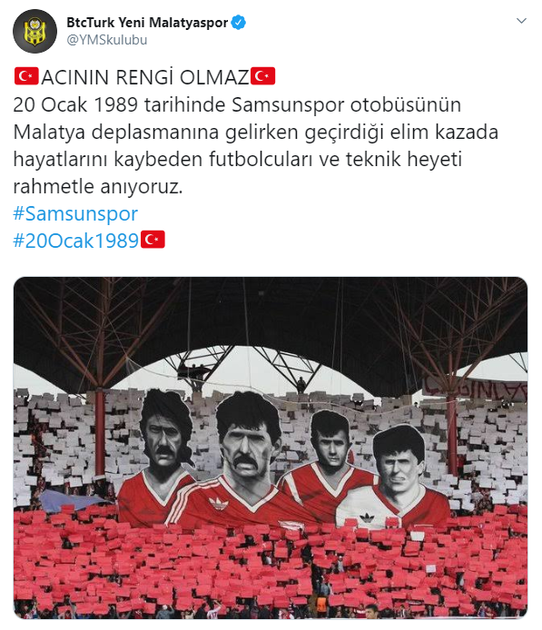 Yeni Malatyaspor, Samsunsporun acı gününü unutmadı