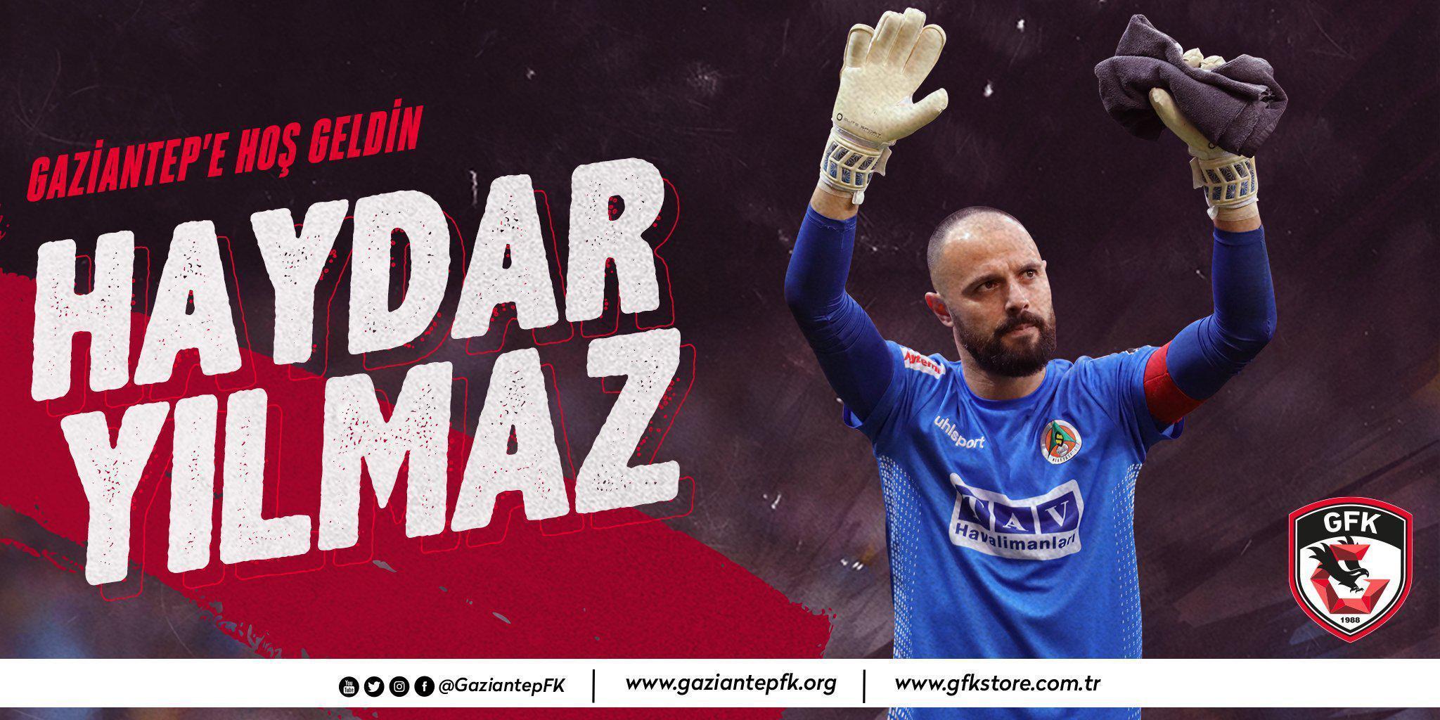 Haydar Yılmaz Gaziantep FKya transfer oldu