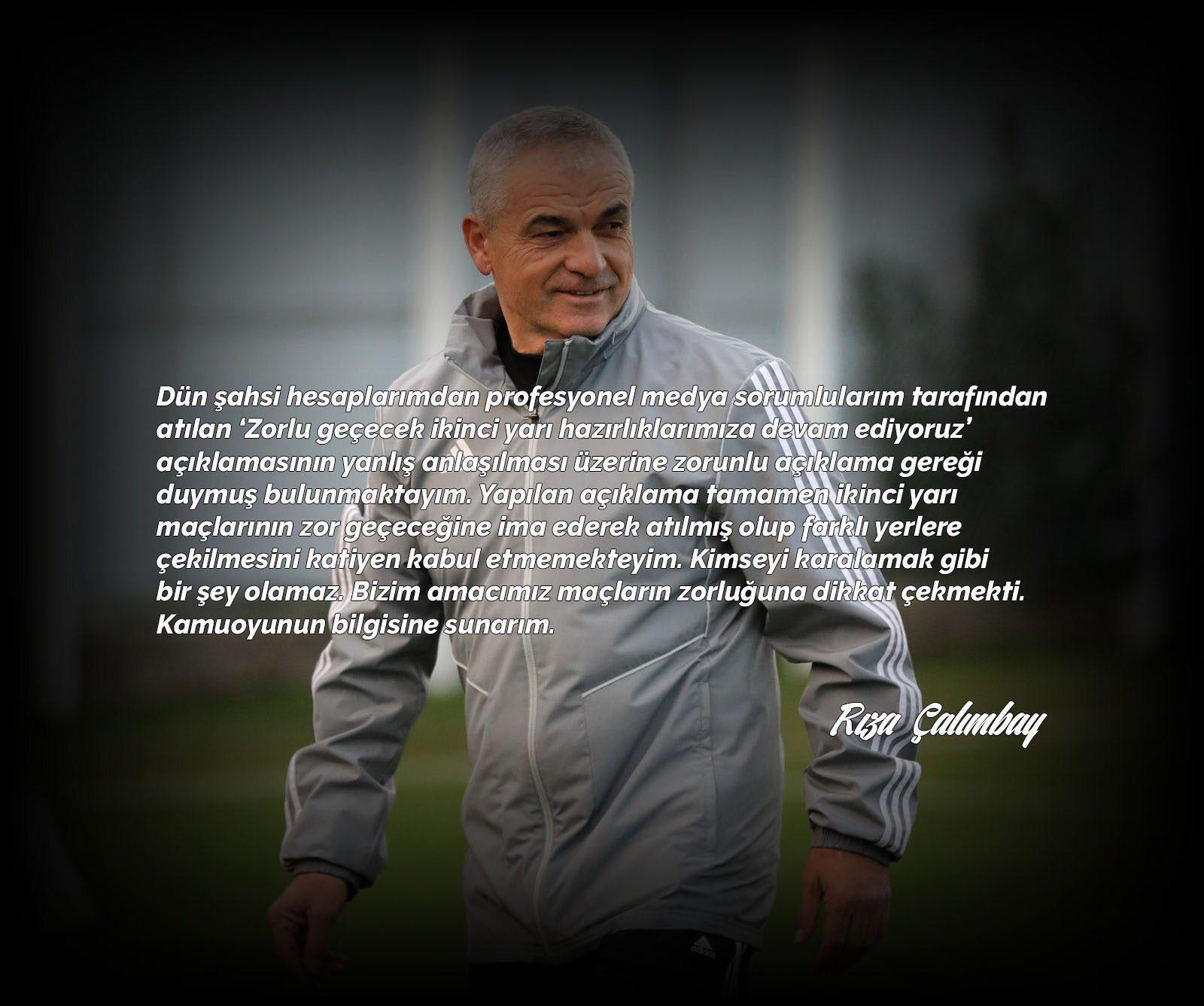 Rıza Çalımbaydan Zorlu açıklaması