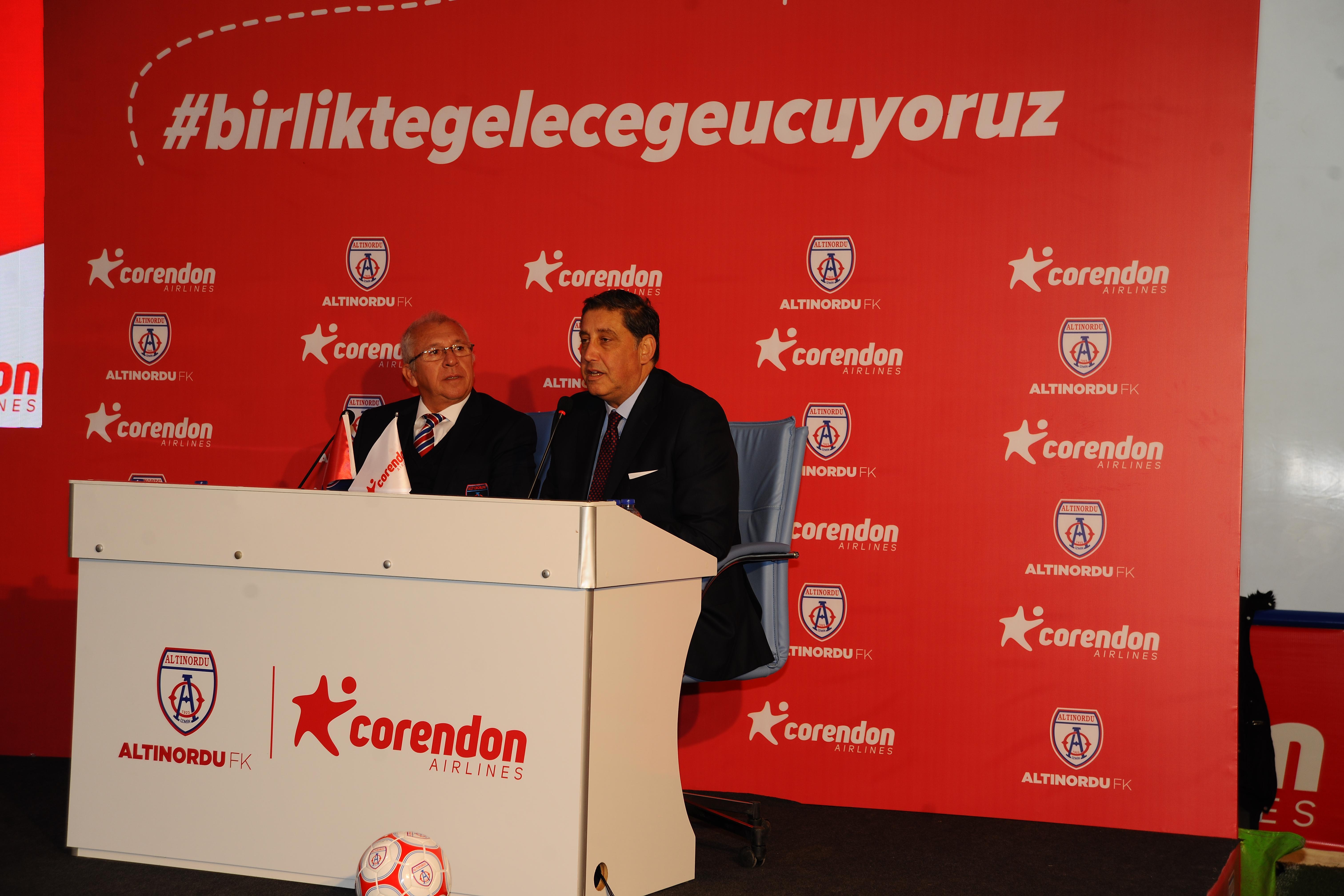 Corendon Airlines, Altınordu Futbol Kulübünün “Geleceğe Uçuş” sponsoru oldu