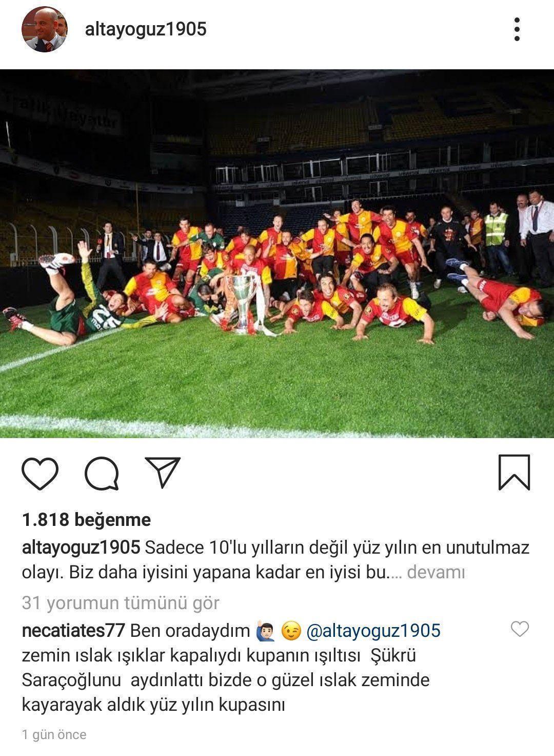 Necati Ateşten Fenerbahçelileri kızdıracak yorum...