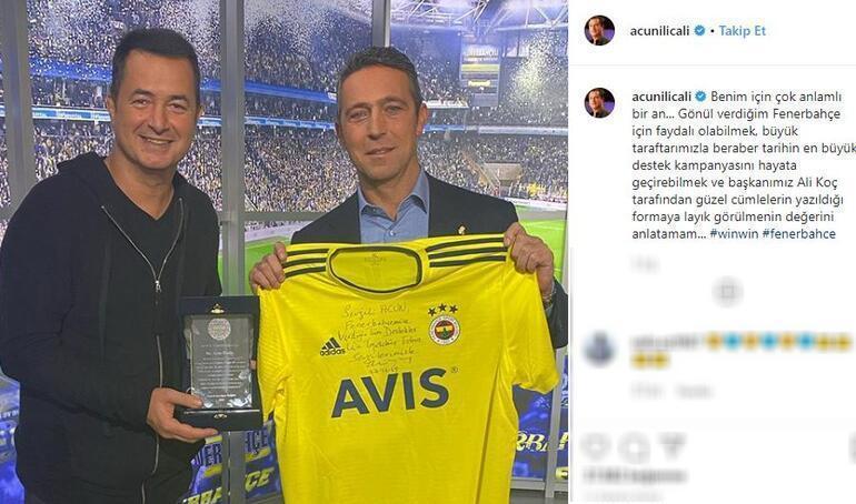 Fenerbahçe Başkanı Ali Koçtan Acun Ilıcalıya jest