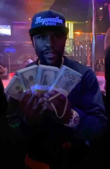 Floyd Mayweather gece kulübünde dansçılara 100 bin dolar dağıttı