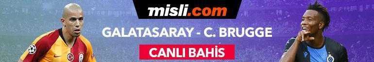 Galatasaray-Club Brugge maçı canlı bahis heyecanı Misli.comda